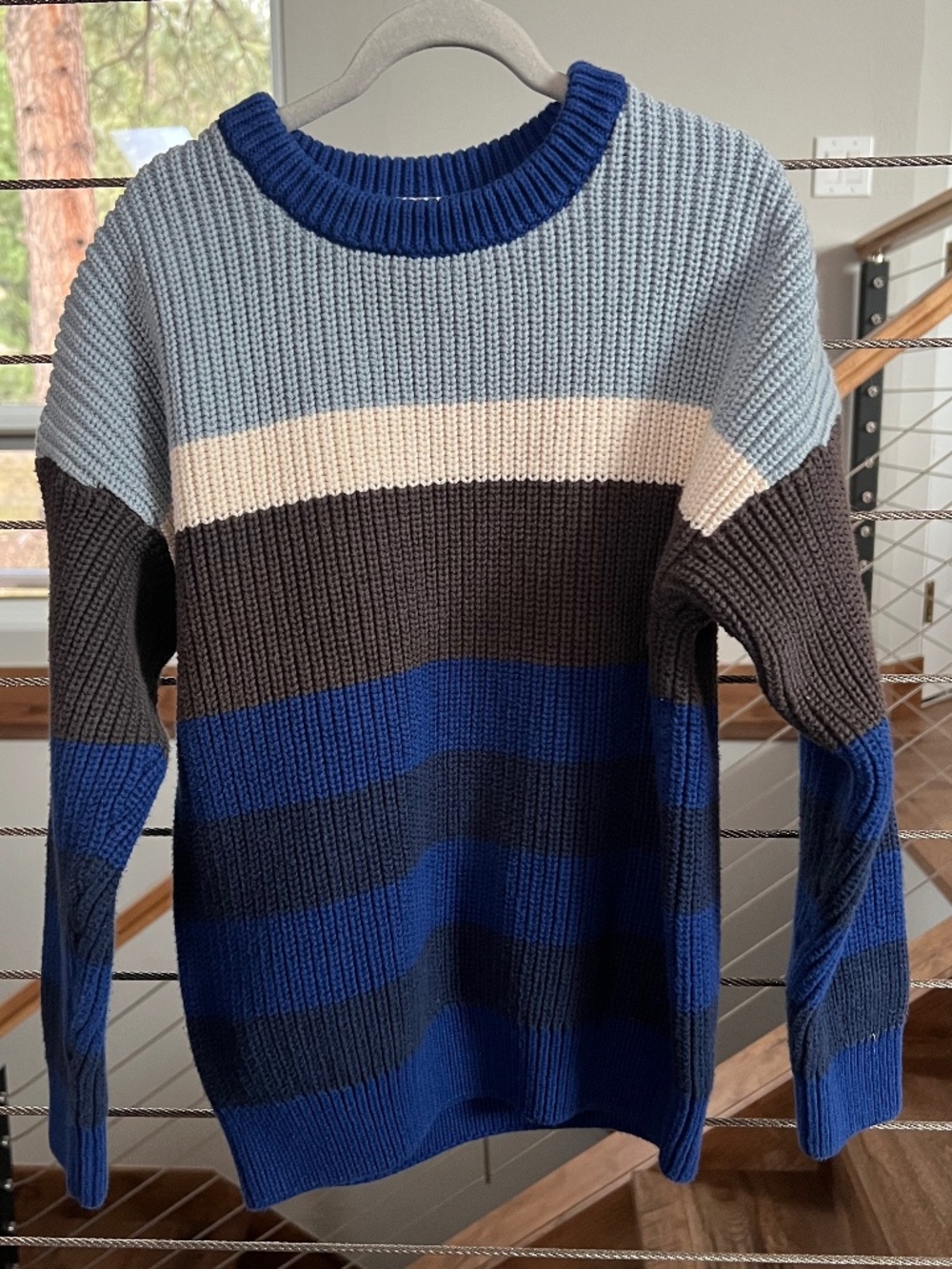 Hanna Andersson Striped Crewneck Sweater